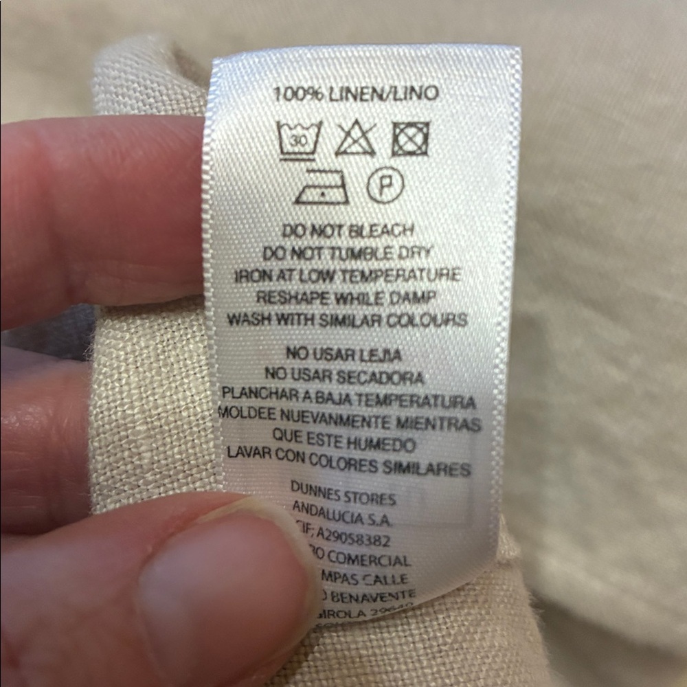 Linen long line jacket - Picture 9 of 10